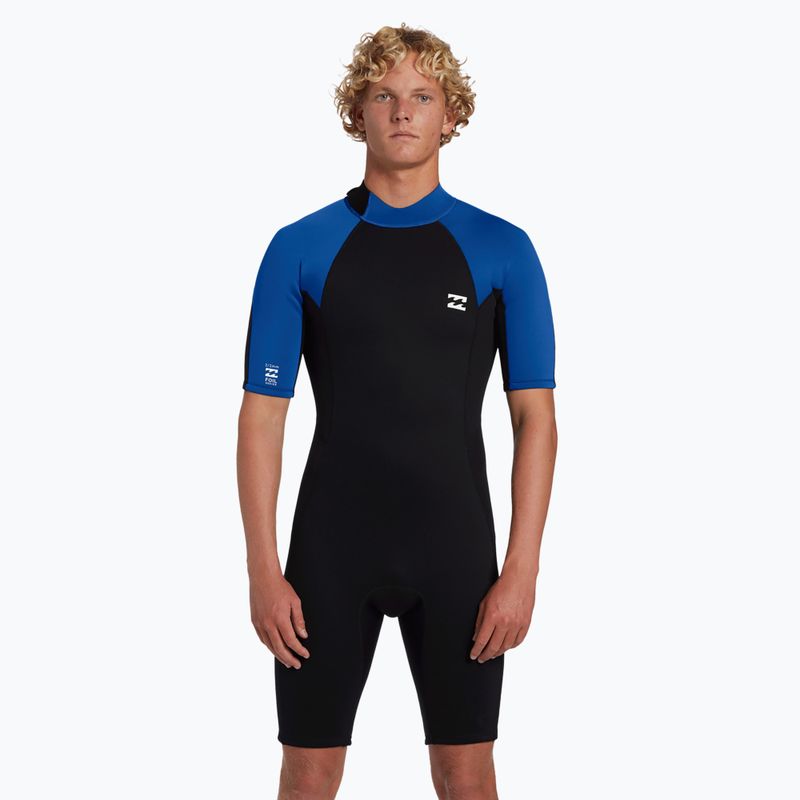 Costum de înot pentru bărbați Billabong 2/2 mm Foil FL Spring mid blue