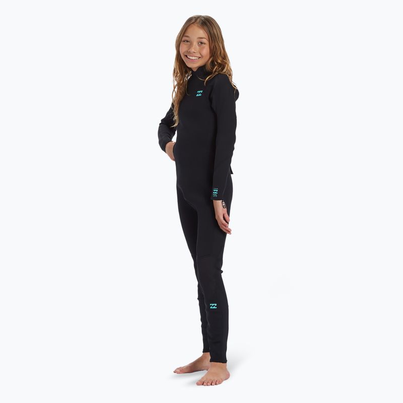 Costum de înot pentru copii Billabong 3/2 mm Foil BZ FL black 3