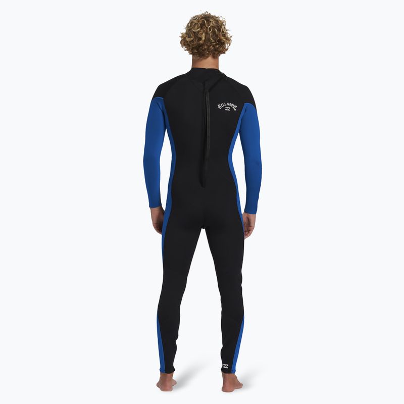 Combinezon de înot pentru bărbați Billabong 3/2 Foil BZ FL mid blue 3