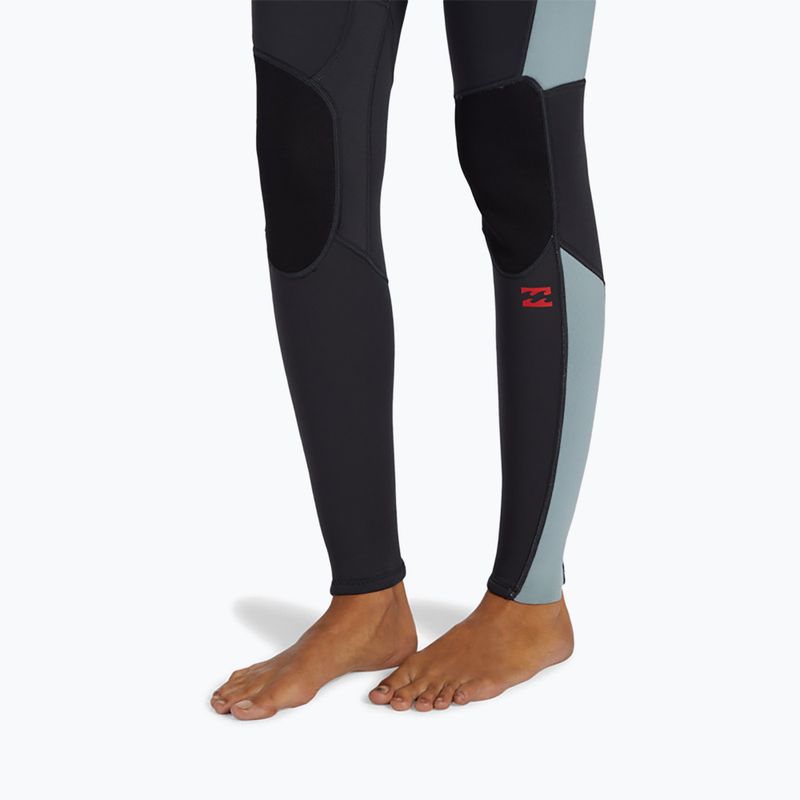 Costum de înot pentru femei Billabong 3/2 mm Foil Back Zip washed black 7