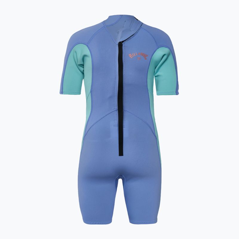 Combinezon de înot pentru copii Billabong 2 mm Foil BZ Spring cosmic blue 2