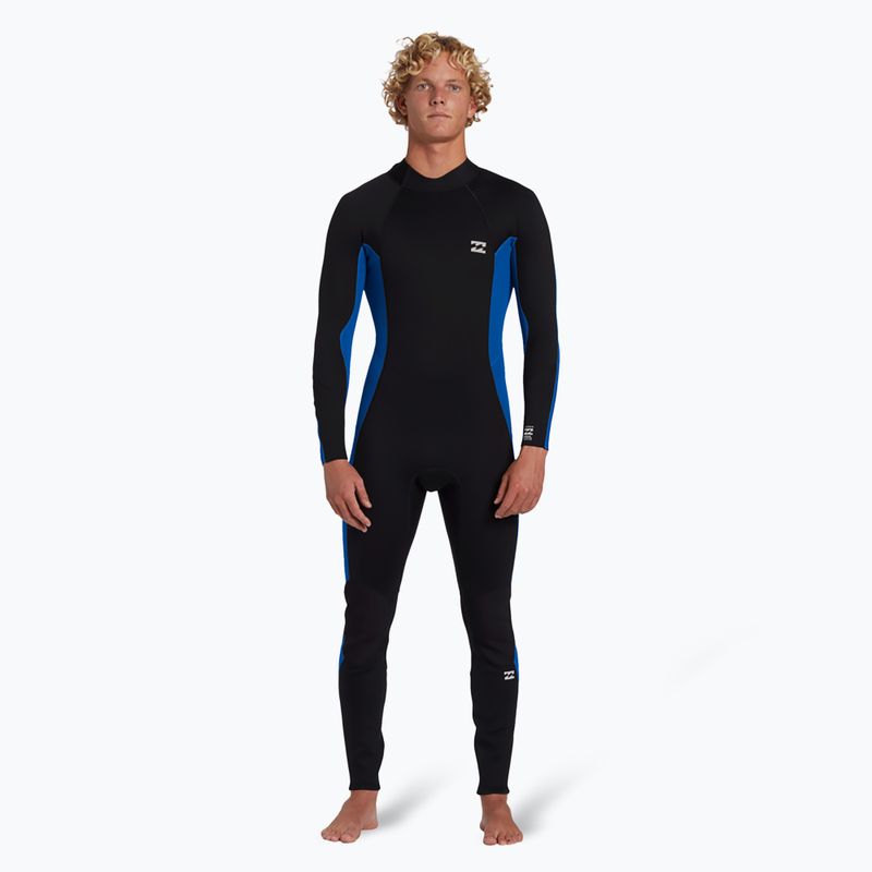 Costum de înot pentru bărbați Billabong 4/3 mm Foil BZ GBS Fullsuit mid blue