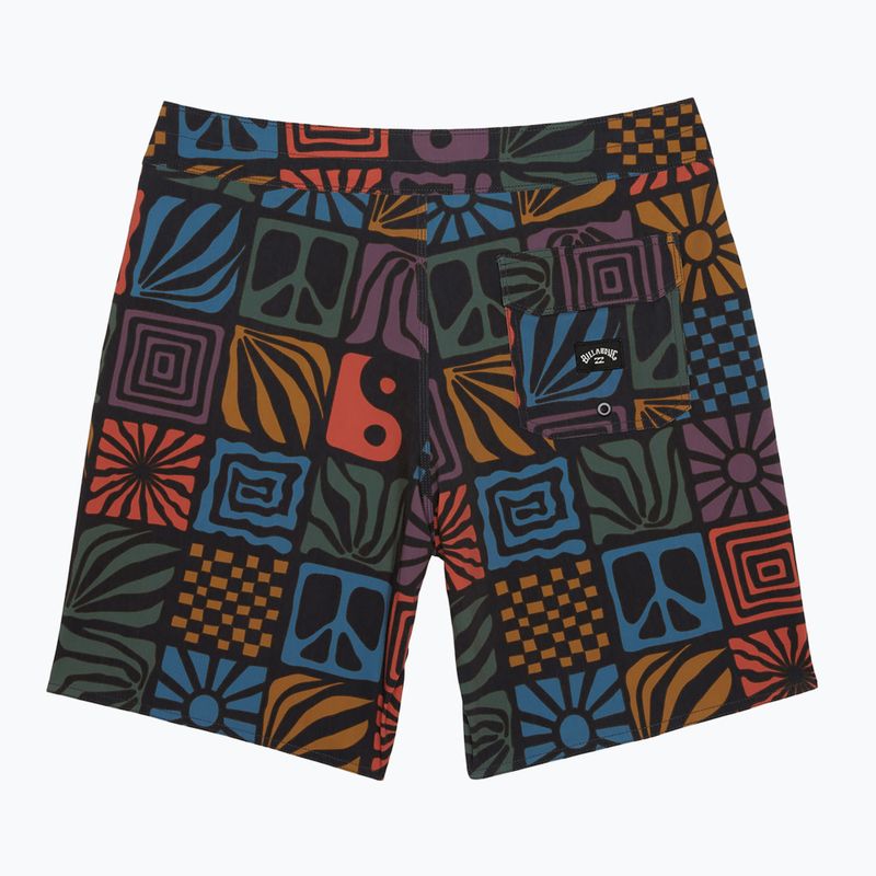 Pantaloni scurți de baie Billabong Good Times Pro pentru bărbați multicolor 2