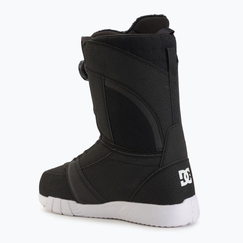 Ghete de snowboard pentru femei  DC Lotus black/white/black 2