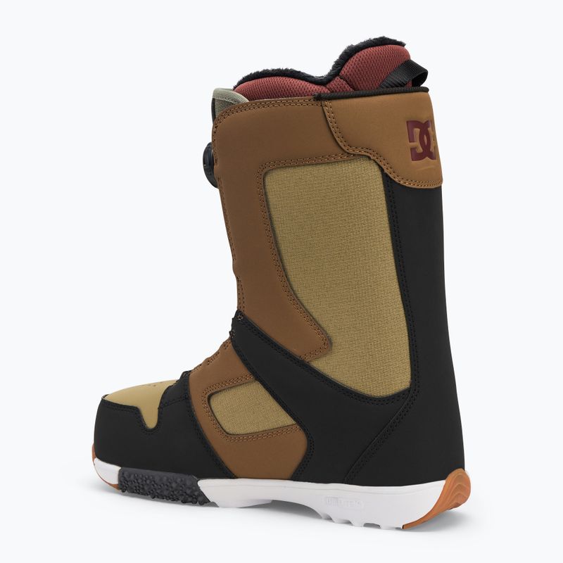 Ghete de snowboard pentru femei DC brown/green/black 2
