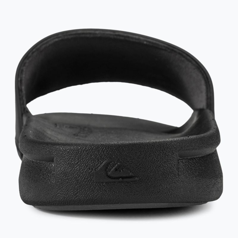 Quiksilver bărbați Rivi Wordmark Slide II flip-flops negru 4 6