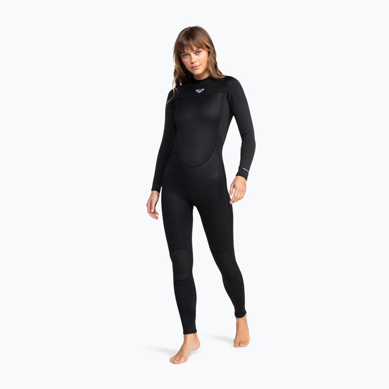Spumă de înot pentru femei  ROXY 3/2 Prologue Back Zip Flock black