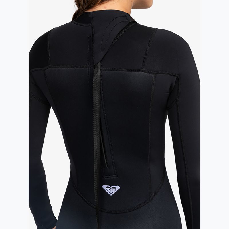 Spumă de înot pentru femei  ROXY 3/2 Prologue Back Zip Flock black 4