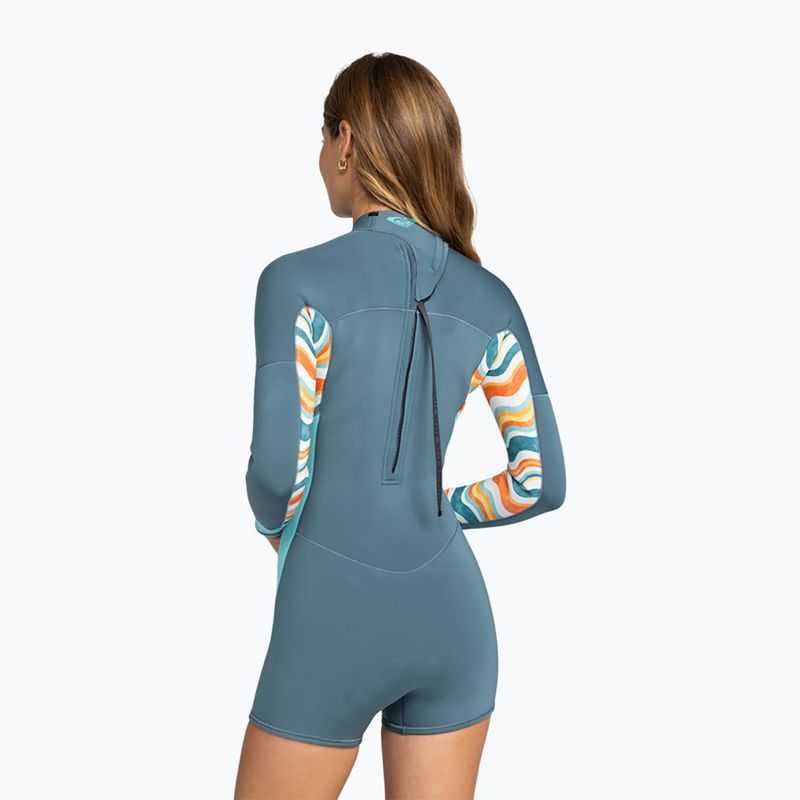 Spumă de înot pentru femei ROXY 2.0 Swell Series Back Zip starglazer 3