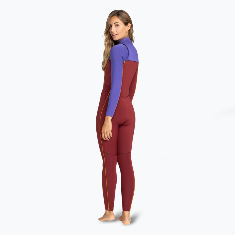 Spumă de înot pentru femei  ROXY 4/3 Rise Chest Zip GBS pomegranate 2