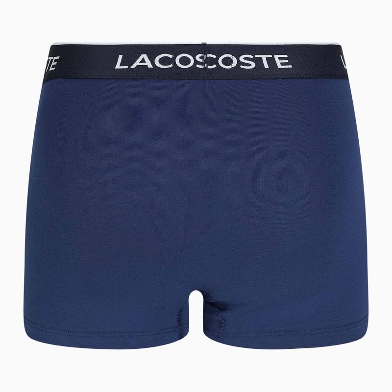 Boxeri Lacoste 5H3389 W64 3 perechi albastru marin/roșu metilenă 3