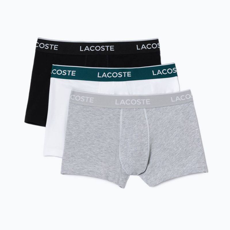 Lacoste boxeri 5H3389 NUA 3 perechi negru/alb/argintiu chinezesc 11