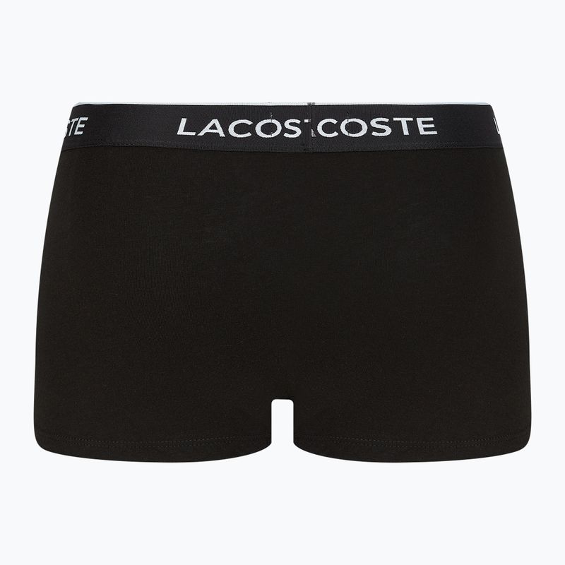 Lacoste boxeri 5H3389 NUA 3 perechi negru/alb/argintiu chinezesc 9