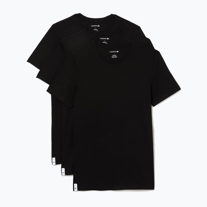 Tricou pentru bărbați Lacoste TH3321 3 szt. black