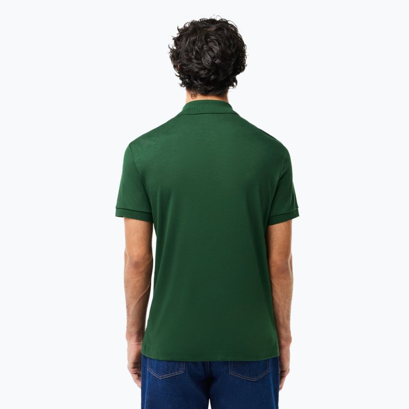 Tricou polo pentru bărbați Lacoste DH2050 green 2