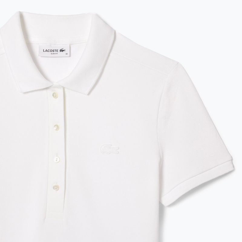 Polo pentru femei Lacoste PF5462 001 alb 5