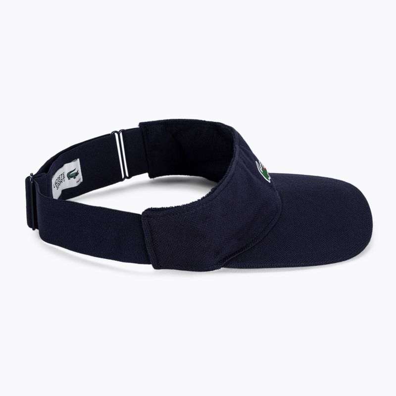 Vizieră de tenis Lacoste 166 albastru marin RK3592 2