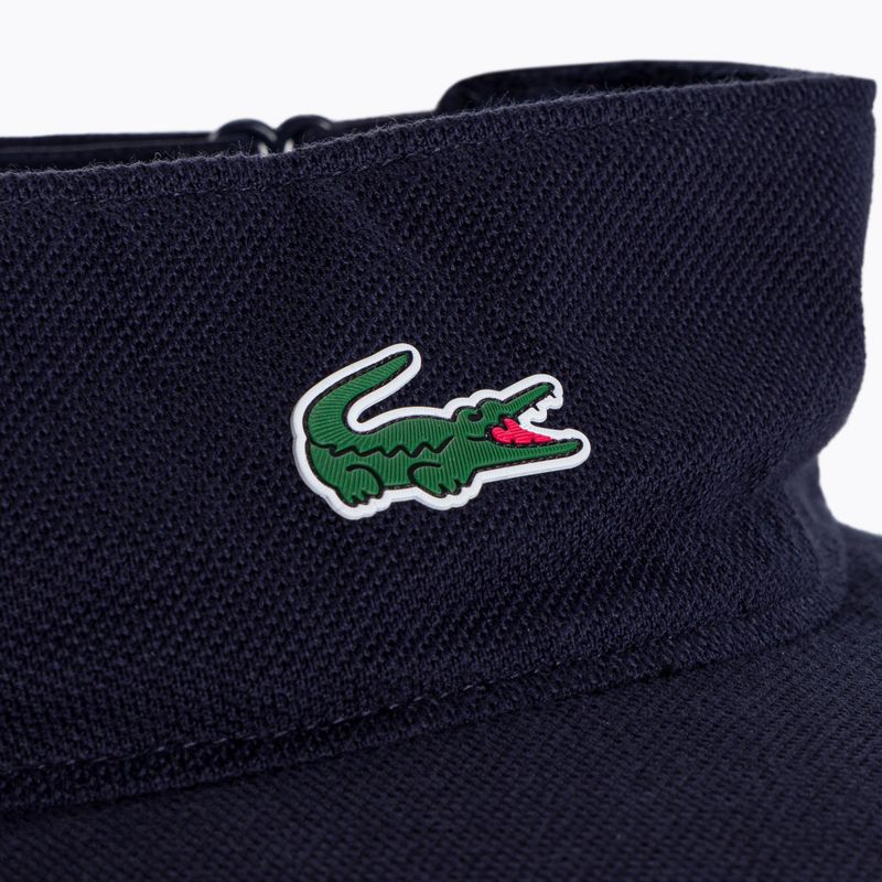 Vizieră de tenis Lacoste 166 albastru marin RK3592 5
