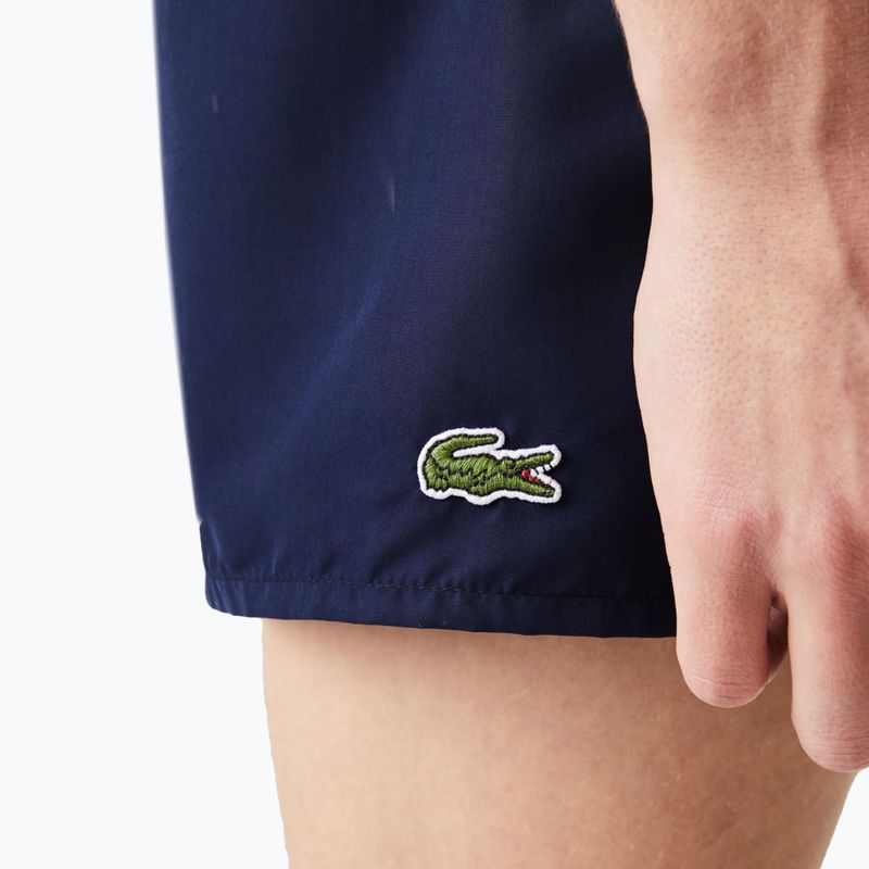 Pantaloni scurți de baie Lacoste pentru bărbați MH6270 JB1 albastru marin 3
