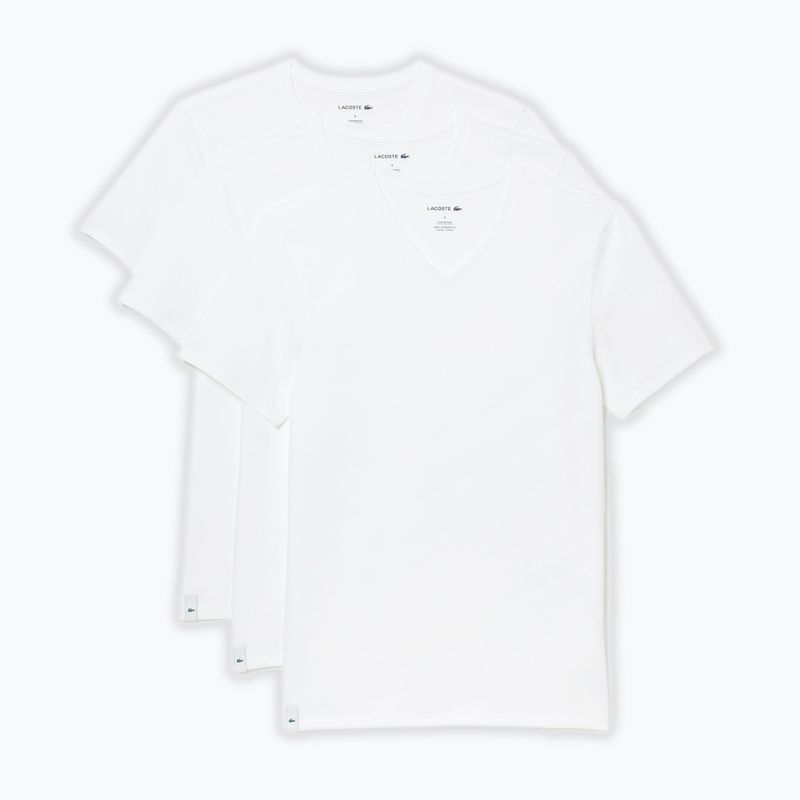 Tricou pentru bărbați Lacoste TH3374 3-pak white 5