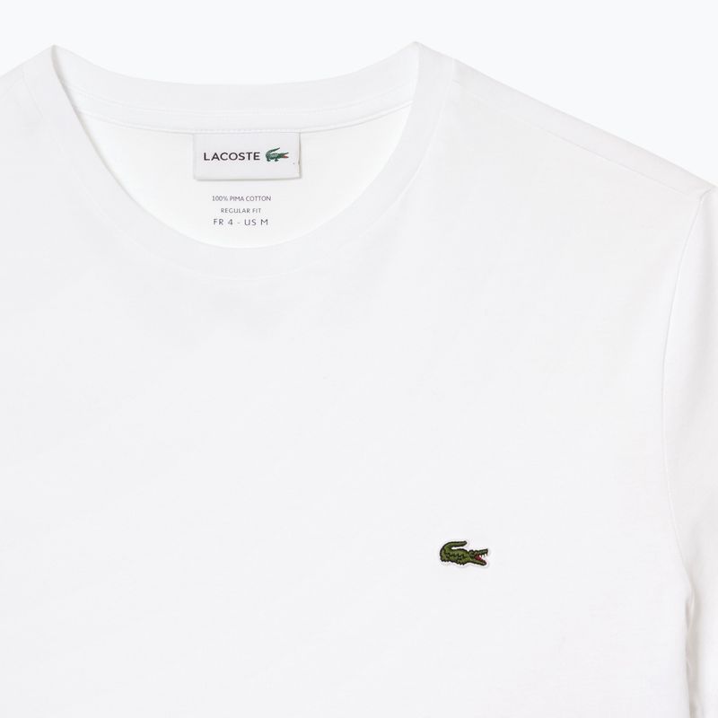 Tricou pentru bărbați Lacoste TH6709 white 4