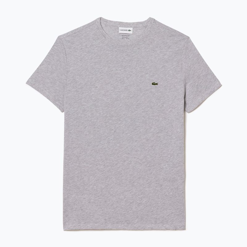 Tricou pentru bărbați Lacoste TH6709 silver chine 4