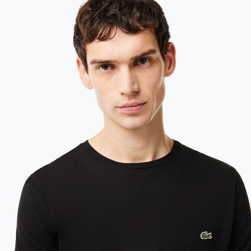 Lacoste bărbați cu mânecă lungă TH6712 negru 3