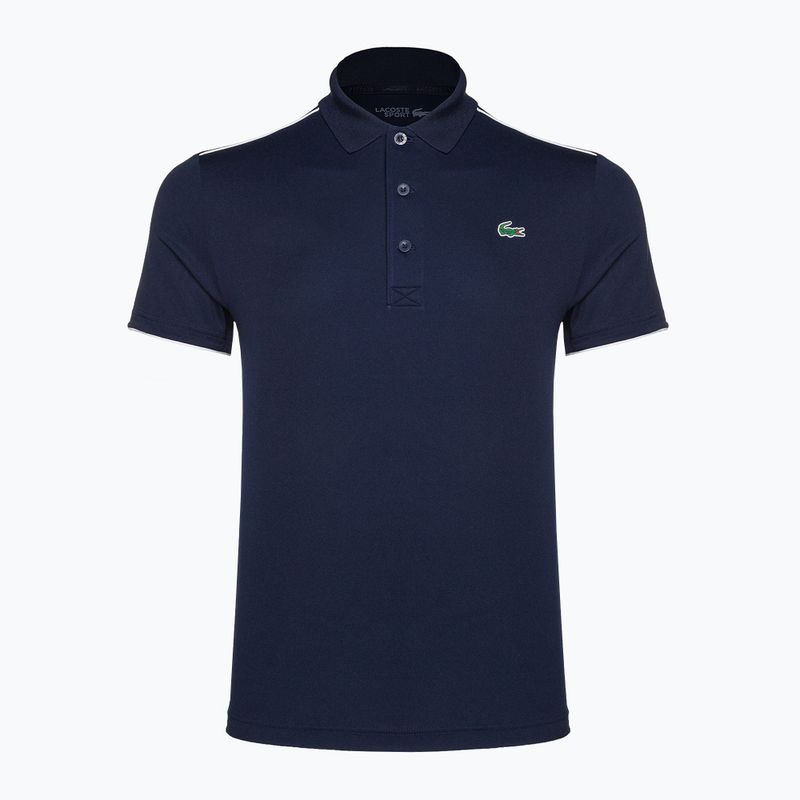 Tricou polo pentru bărbați Lacoste negru DH2094 525