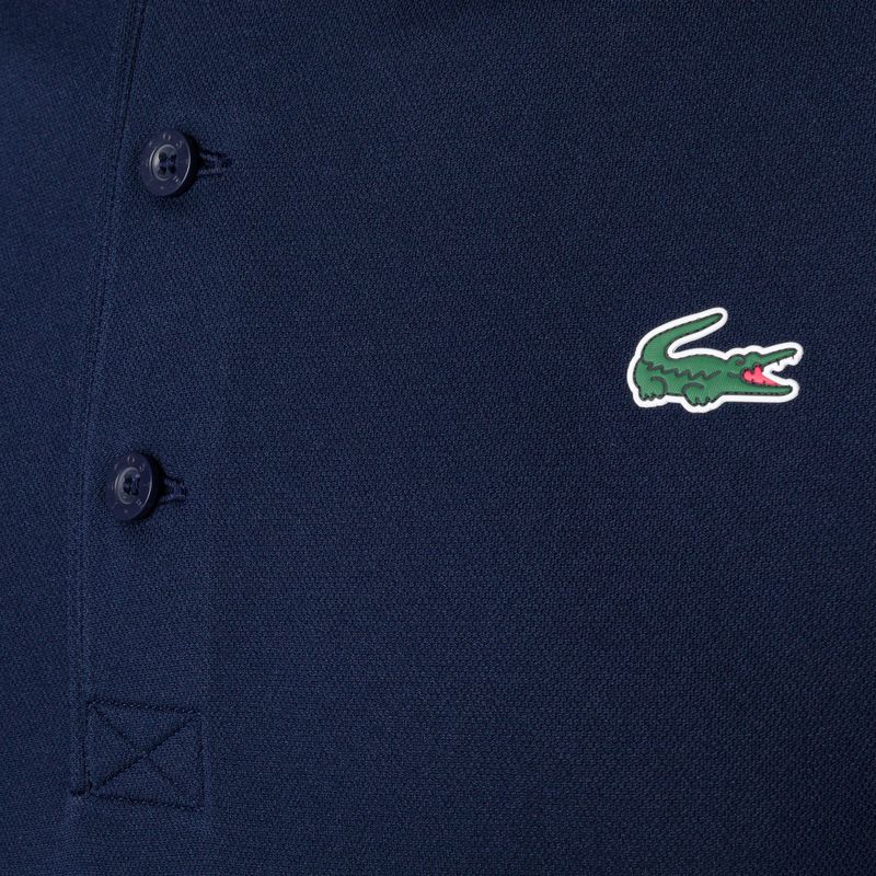Tricou polo pentru bărbați Lacoste negru DH2094 525 3