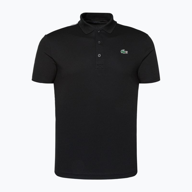 Tricou polo pentru bărbați Lacoste negru DH2094 258