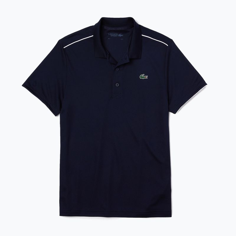 Tricou polo pentru bărbați Lacoste negru DH2094 525 5