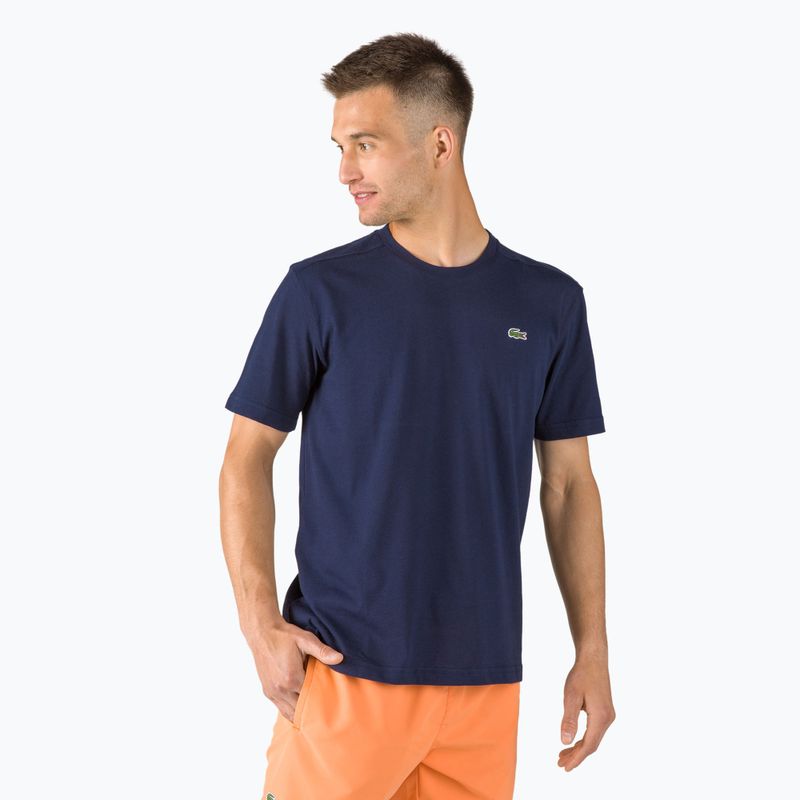 Tricou Lacoste pentru bărbați, albastru marin TH7618 2