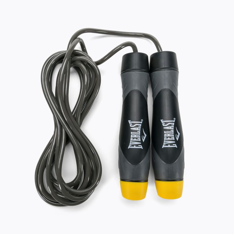 EVERLAST Coardă de săritură cu greutate negru EV3640