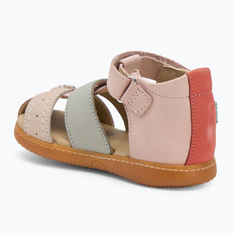 Sandale pentru copii Kickers Kick Bazar light pink/multicolor 3