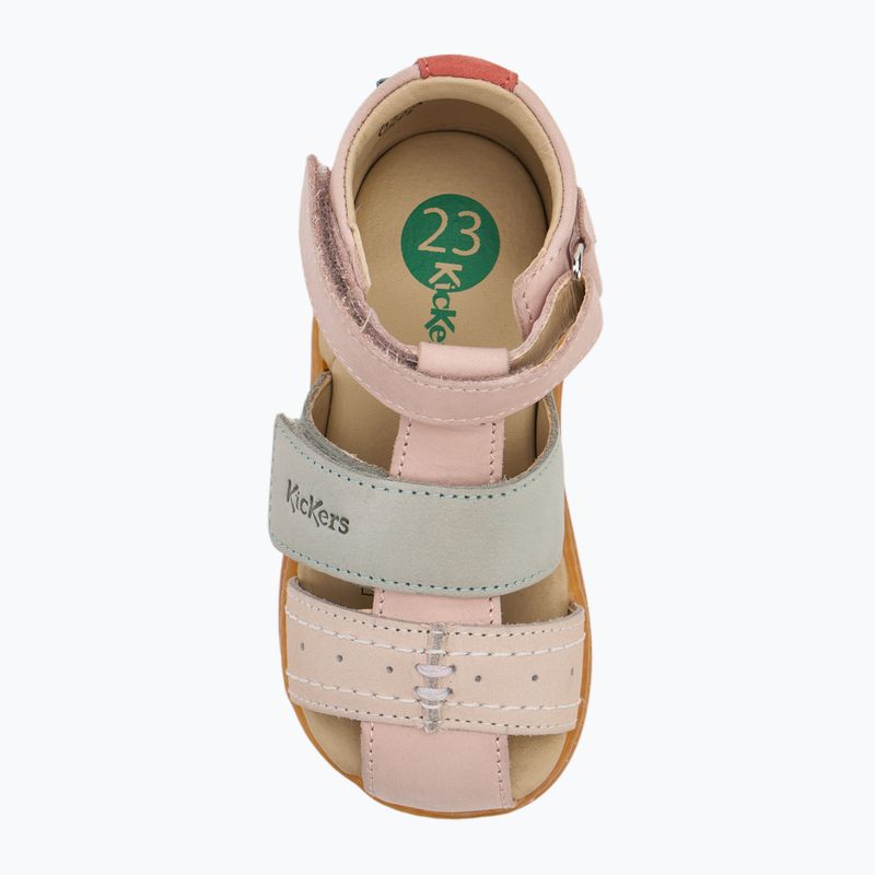 Sandale pentru copii Kickers Kick Bazar light pink/multicolor 5