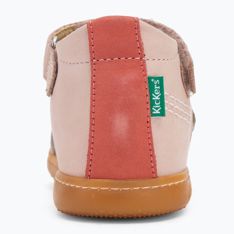 Sandale pentru copii Kickers Kick Bazar light pink/multicolor 6