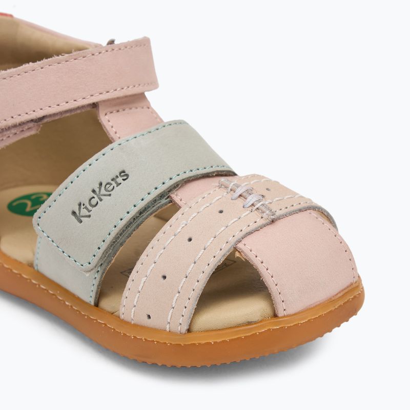 Sandale pentru copii Kickers Kick Bazar light pink/multicolor 7