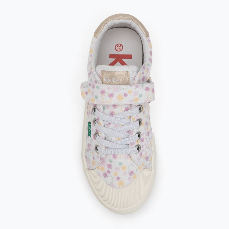Încălțăminte pentru copii Kickers Kickgoldi white/print festi summer 5