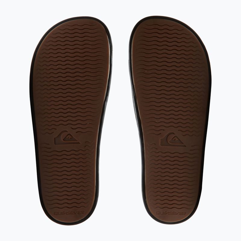 Quiksilver bărbați Rivi Nubuck Slide flip-flops negru 1 5
