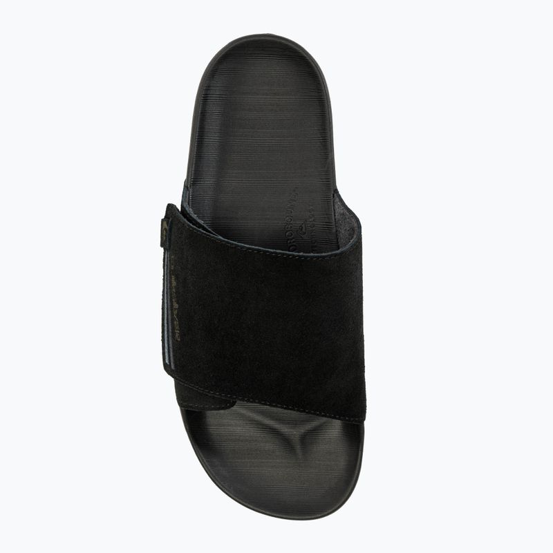 Quiksilver Rivi Suede - șlapi pentru bărbați negru 1 5