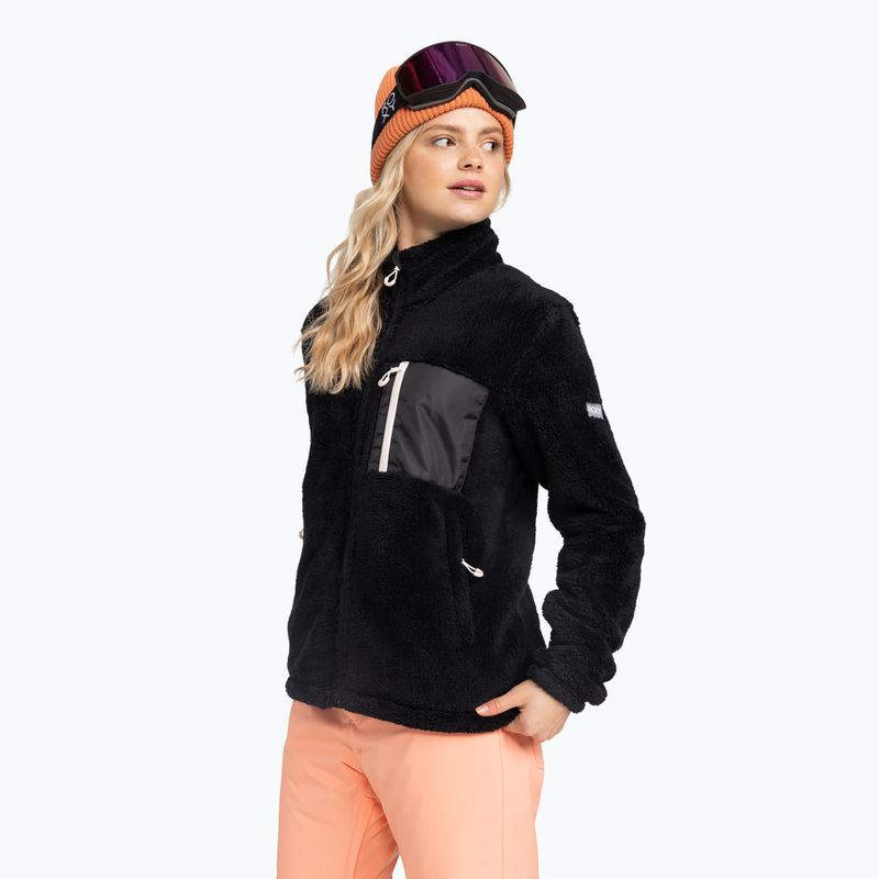 Bluză pentru femei ROXY Alabama Full Zip Solid true black 4