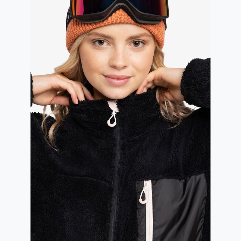 Bluză pentru femei ROXY Alabama Full Zip Solid true black 5