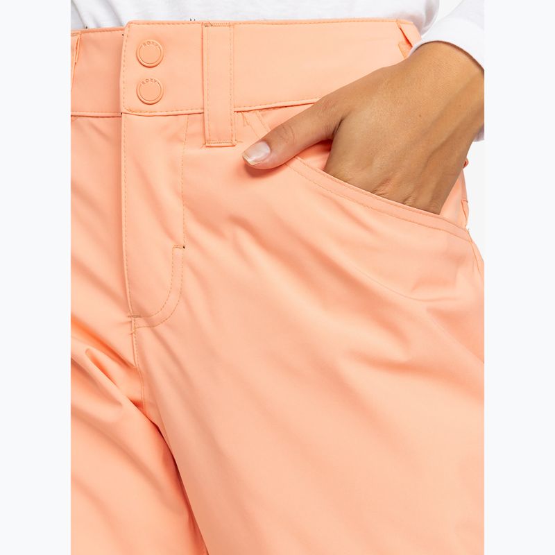 Pantaloni de snowboard pentru femei ROXY Backyard peach pink 4