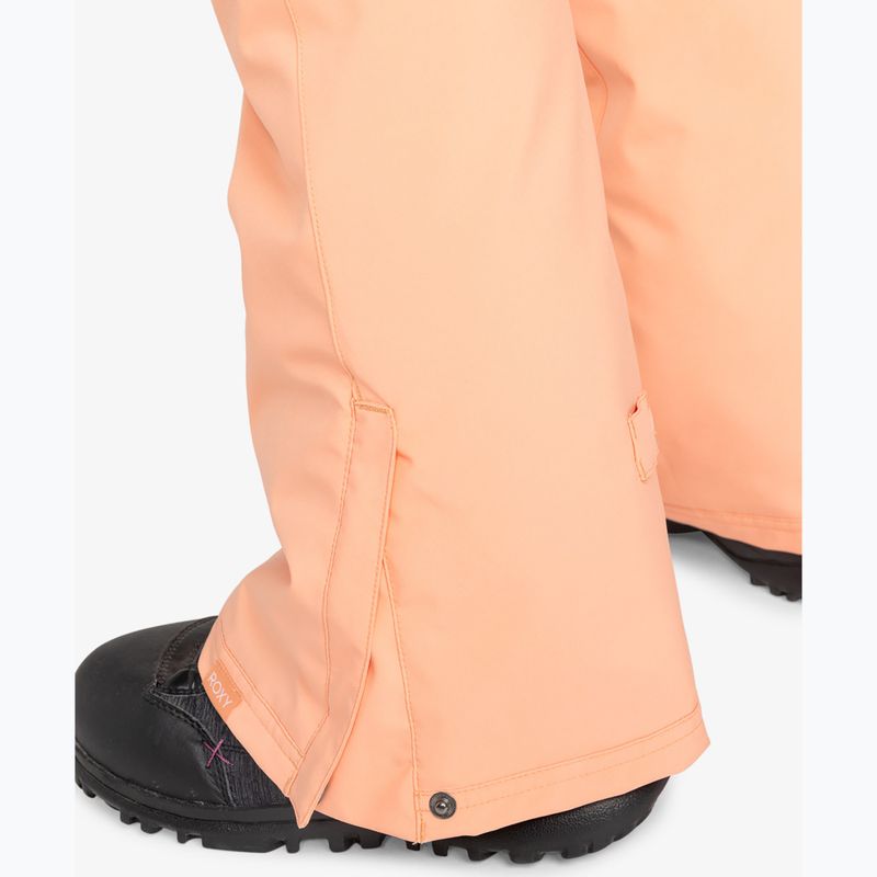 Pantaloni de snowboard pentru femei ROXY Backyard peach pink 6