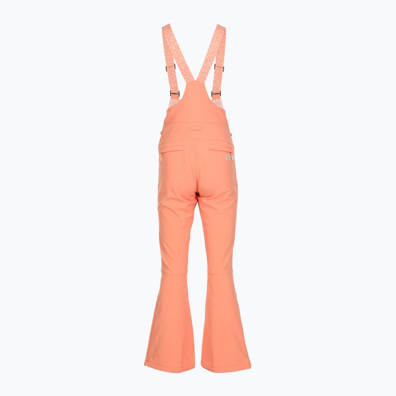 Pantaloni de snowboard pentru femei ROXY Summit Bib peach pink 8