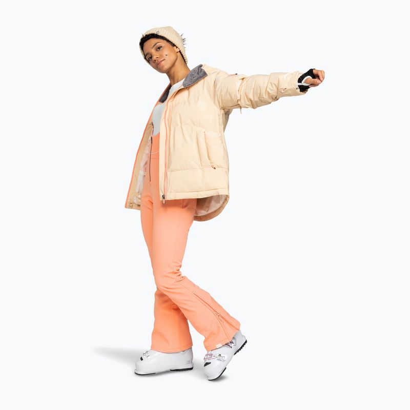 Pantaloni de snowboard pentru femei ROXY Summit Bib peach pink 2