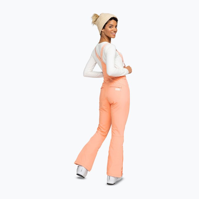 Pantaloni de snowboard pentru femei ROXY Summit Bib peach pink 3