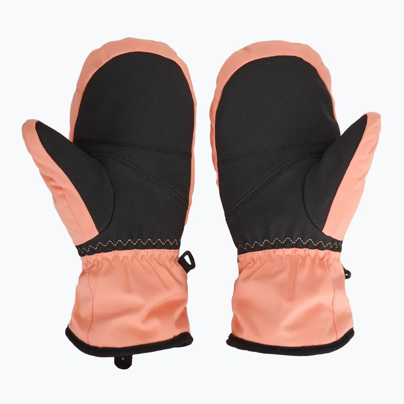 Mănuși de snowboard pentru copii ROXY Roxy Jetty Girl Solid Mitt peach pink 2