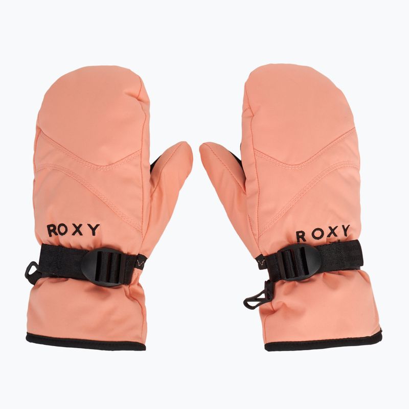 Mănuși de snowboard pentru copii ROXY Roxy Jetty Girl Solid Mitt peach pink 3