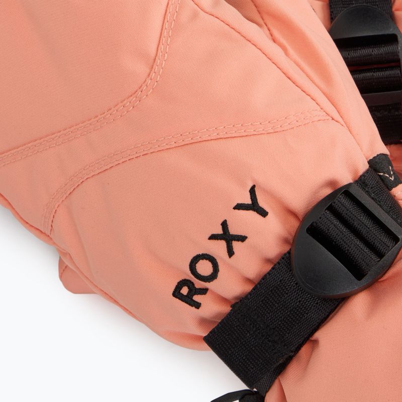 Mănuși de snowboard pentru copii ROXY Roxy Jetty Girl Solid Mitt peach pink 4